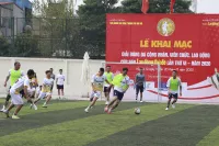 Tham dự giải bóng đá công nhân, viên chức Lao độ cúp báo Lao động thủ đô lần thứ VI - Năm 2020