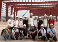 Đoàn sinh viên trường Đại học giao thông vận tải thăm quan và trải nghiệm môi trường làm việc tại Dự án Ja Solar giai đoạn 2