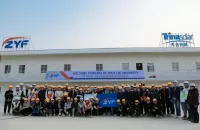Sinh viên trường Đại học Thủy Lợi đến thăm quan dự án TrinaSOLAR Thái Nguyên
