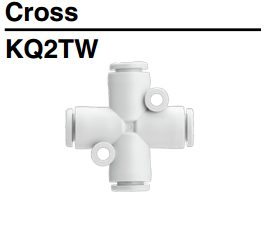 nối nhanh chữ thập SMC KQ2TW series