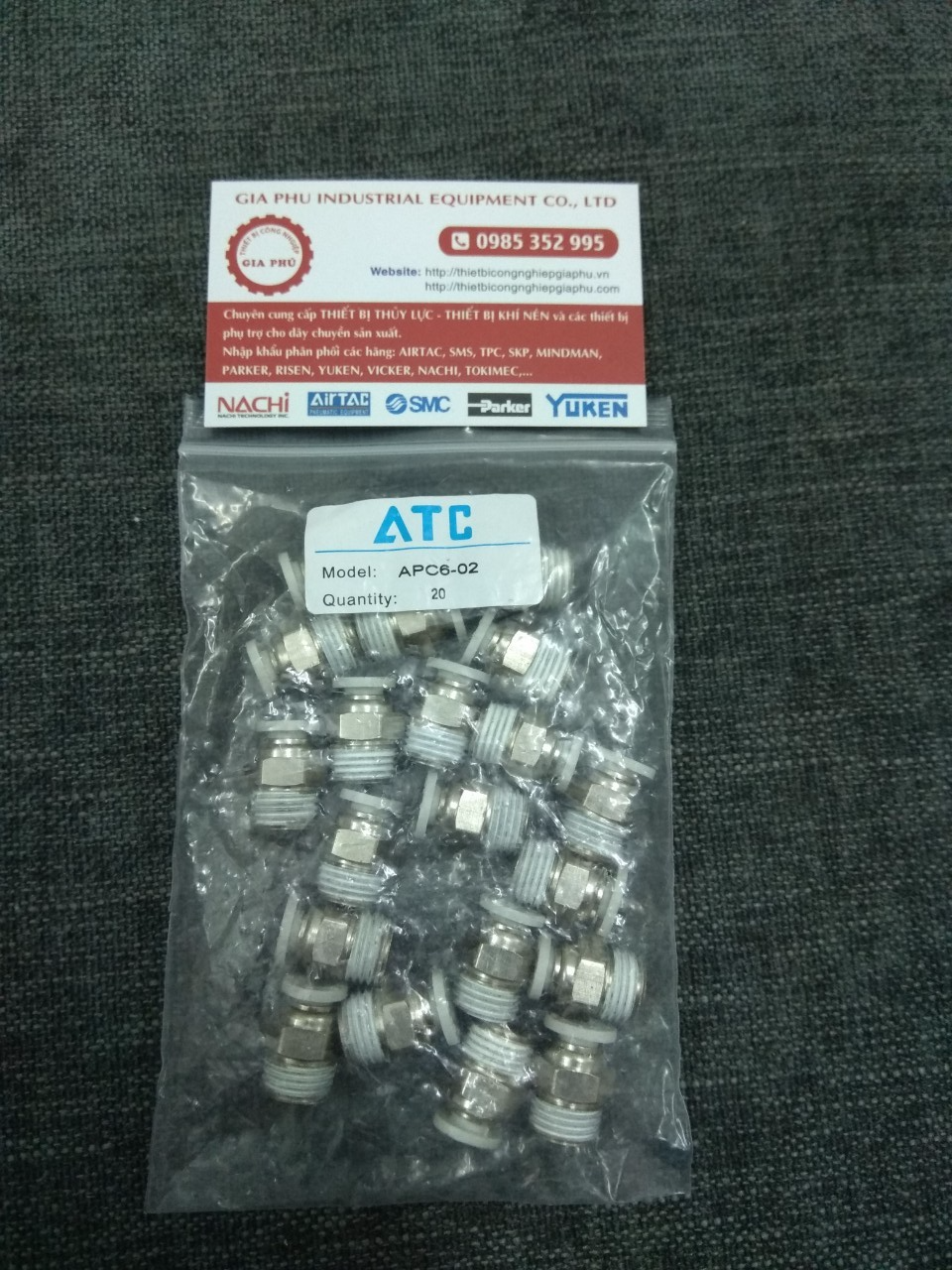 Đầu nối nhanh Airtac-APC06-02