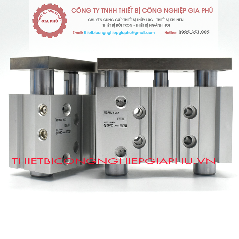 XY LANH DẪN HƯỚNG SMC-MGPM32-25/50/75/100/125/150/175/200Z