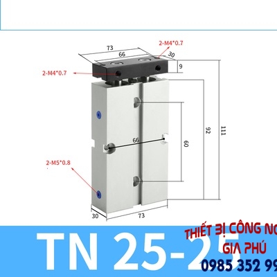 xilanh TN25x25S