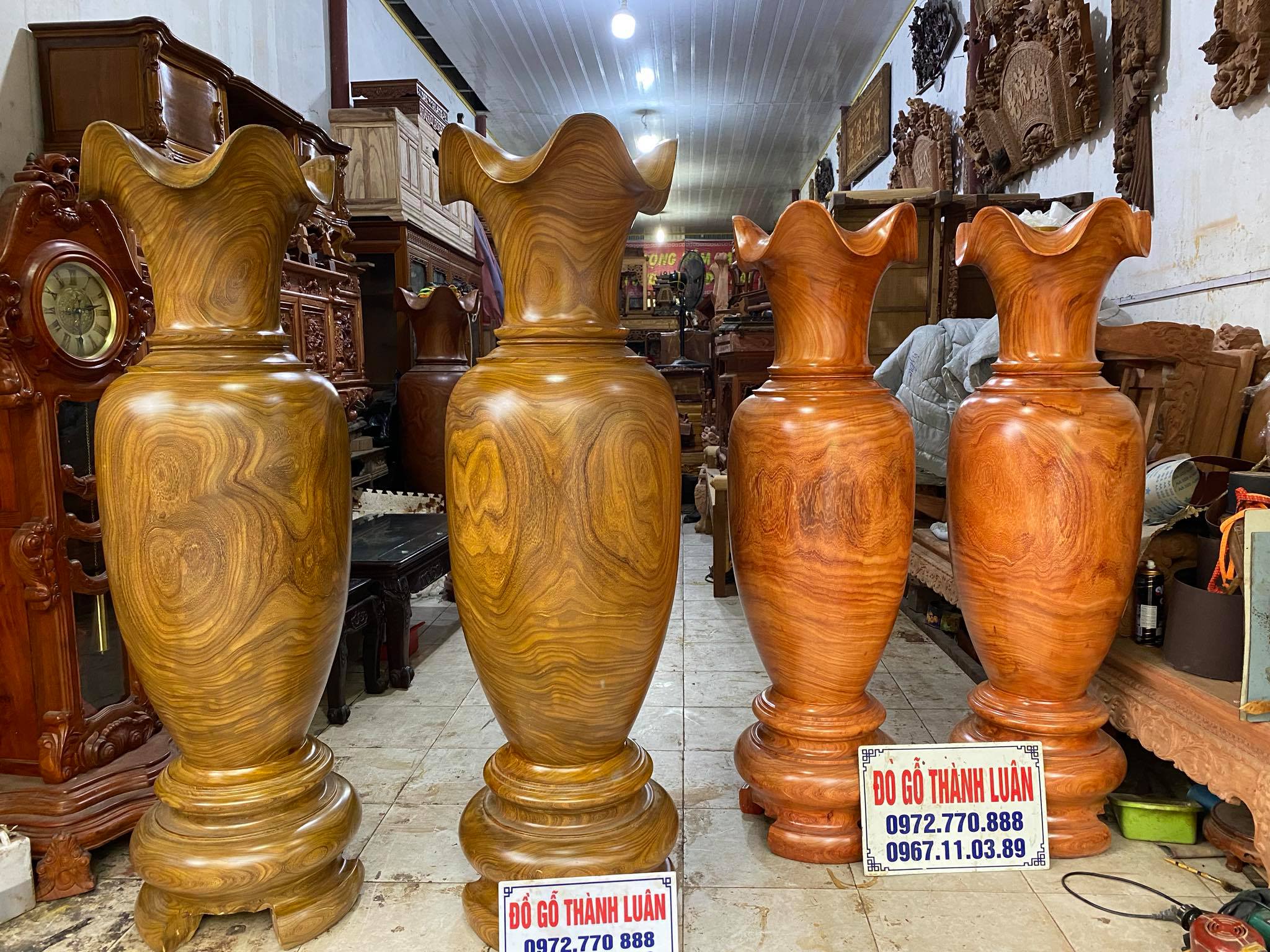 Lọ Lộc Bình Gỗ Cẩm Vàng, Gỗ Hương