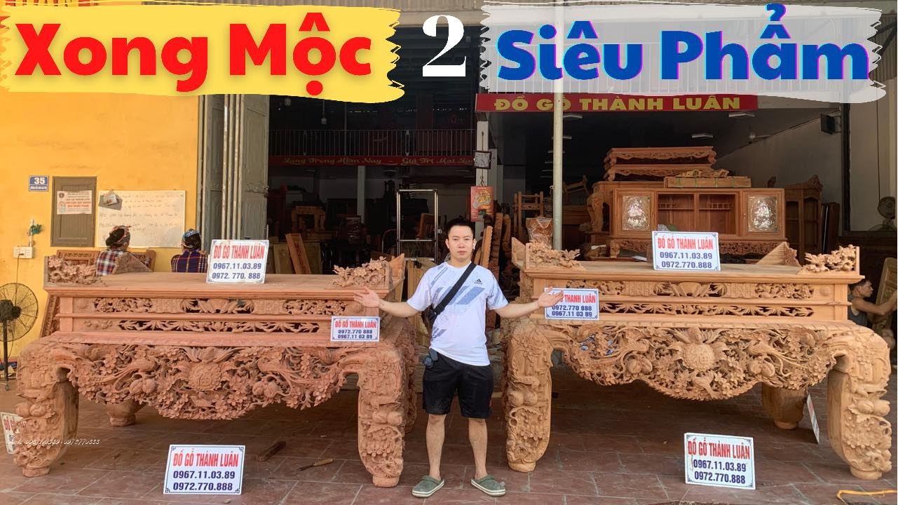 SẬP THỜ MAI ĐIỂU SIÊU KHỦNG Gỗ Hương và Gõ Đỏ