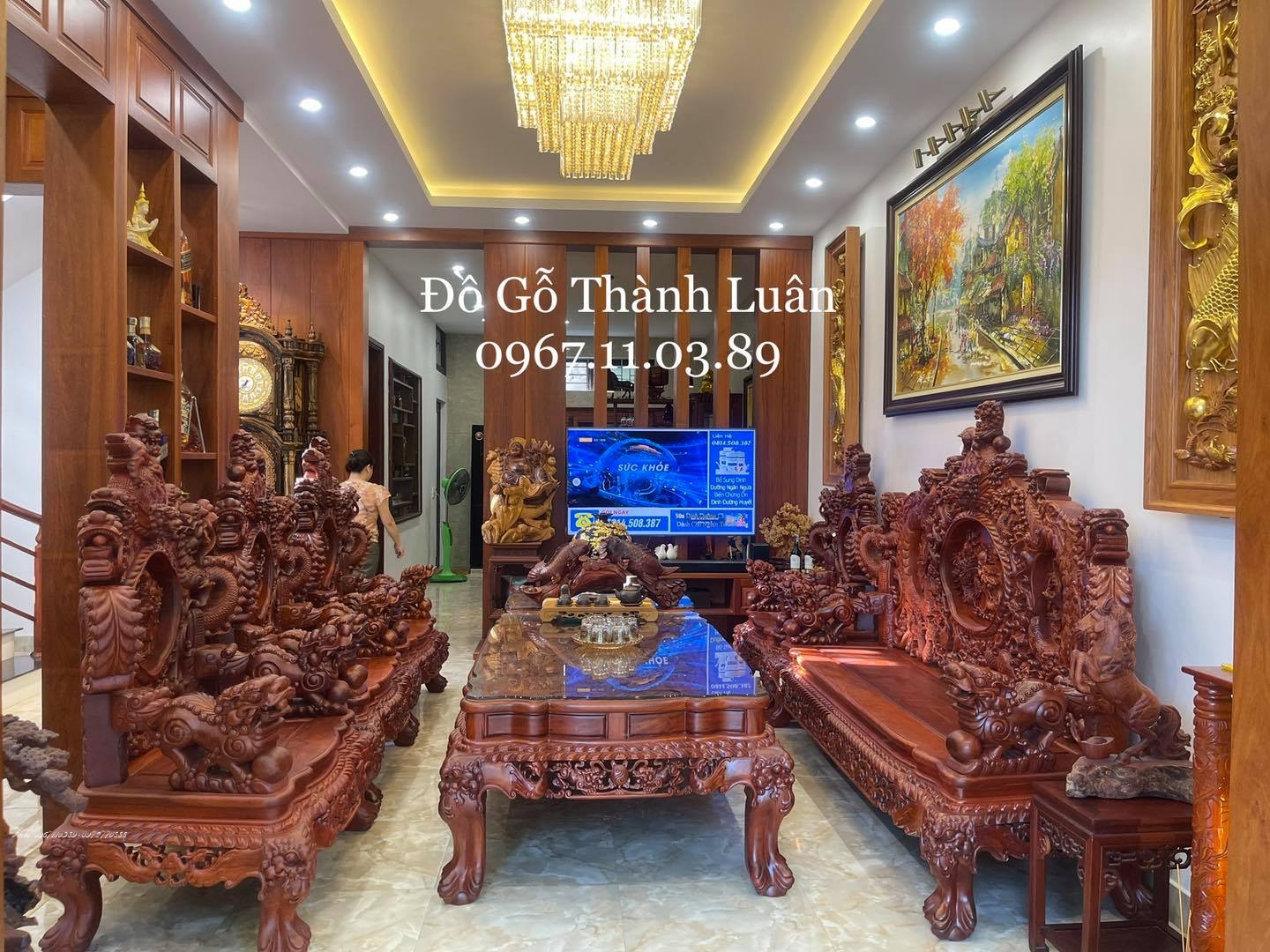 Bộ bàn ghế Đỉnh Rồng: