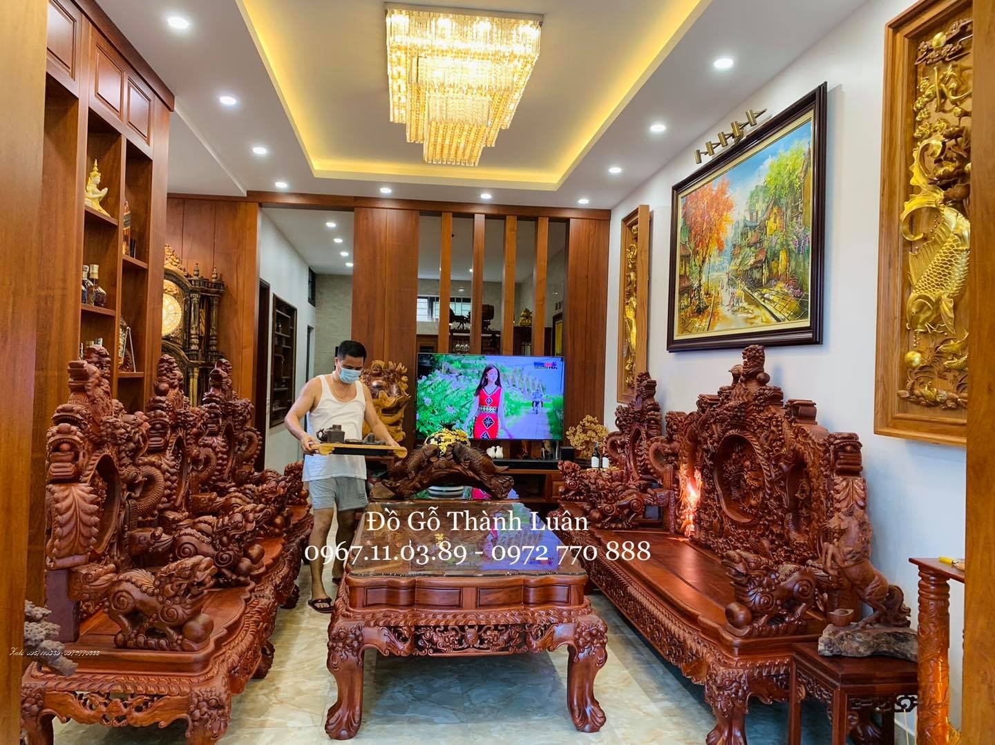 Bộ bàn ghế Đỉnh Rồng::::::::