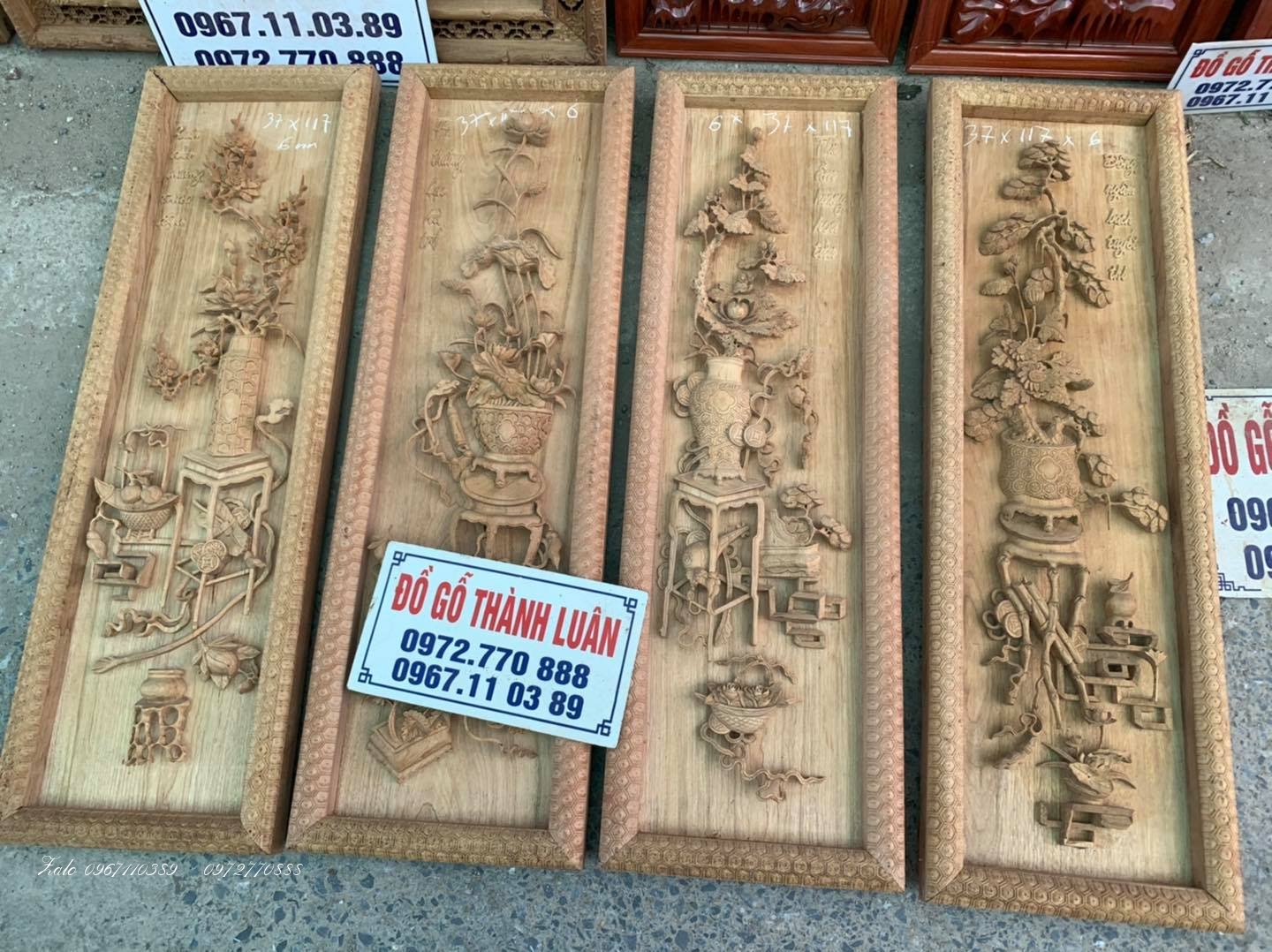 TRANH TỨ QUÝ MẪU 2021