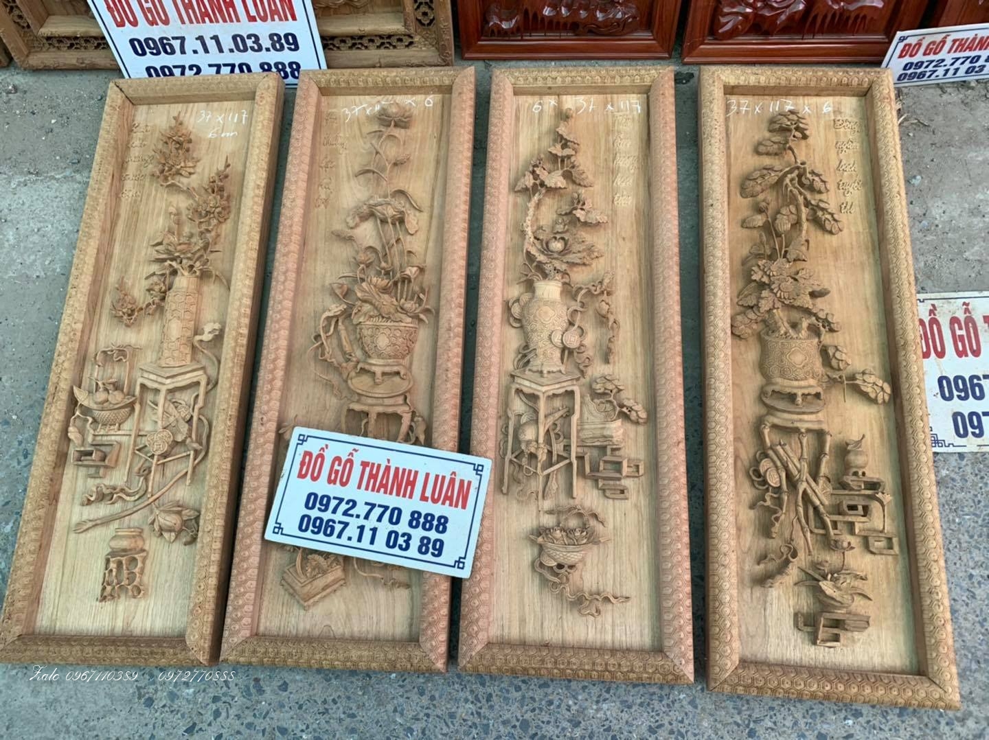 TRANH TỨ QUÝ MẪU 2021