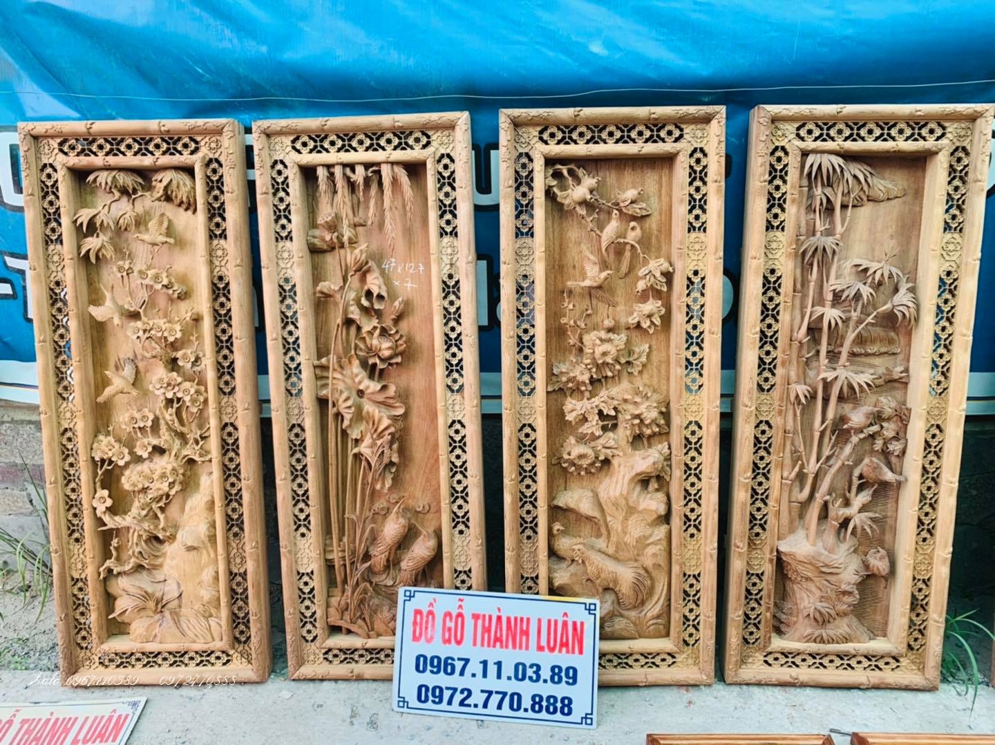 TRANH TỨ QUÝ MẪU 2021