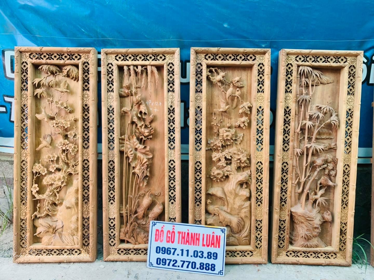 TRANH TỨ QUÝ MẪU 2021 ,