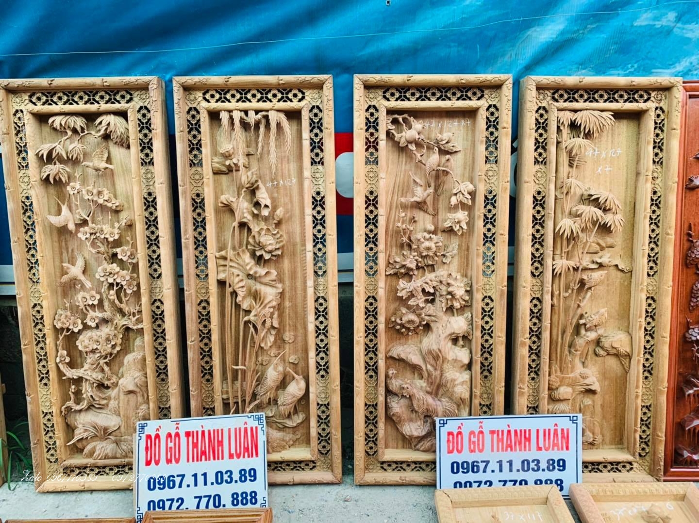 TRANH TỨ QUÝ MẪU 2021