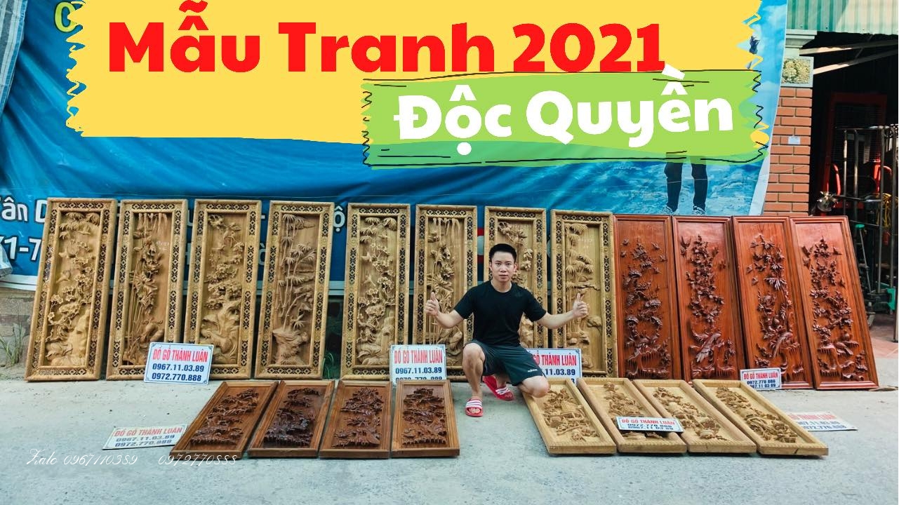 TRANH TỨ QUÝ MẪU 2021