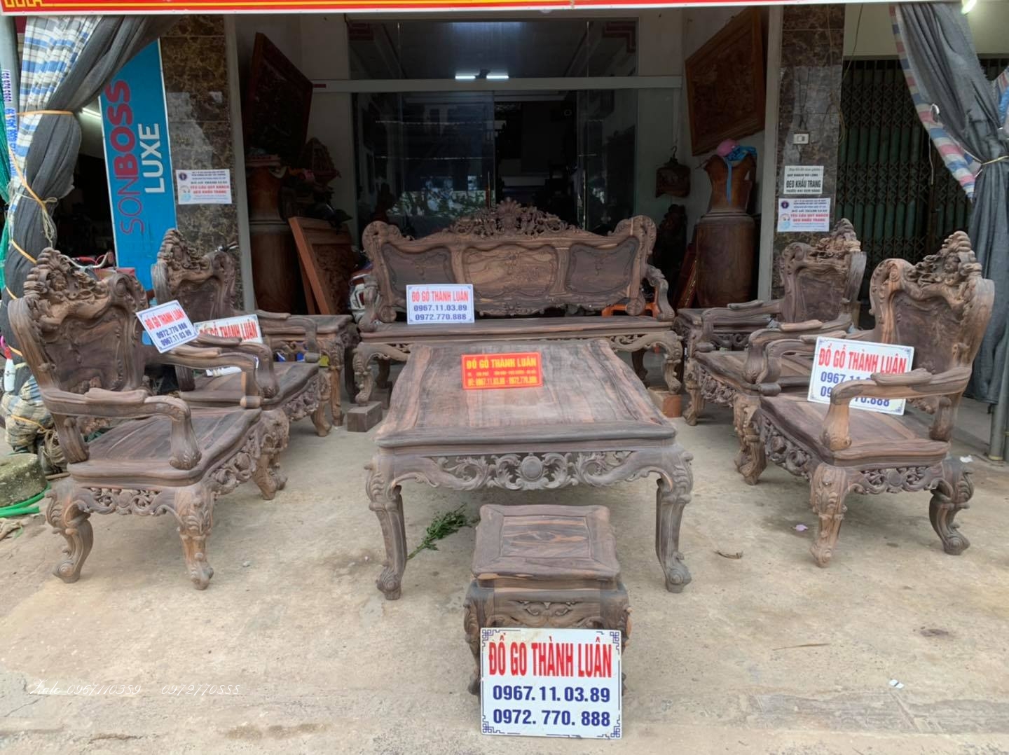 Bộ Bàn Ghế Lu-i (Louis) Tân Cổ Điển