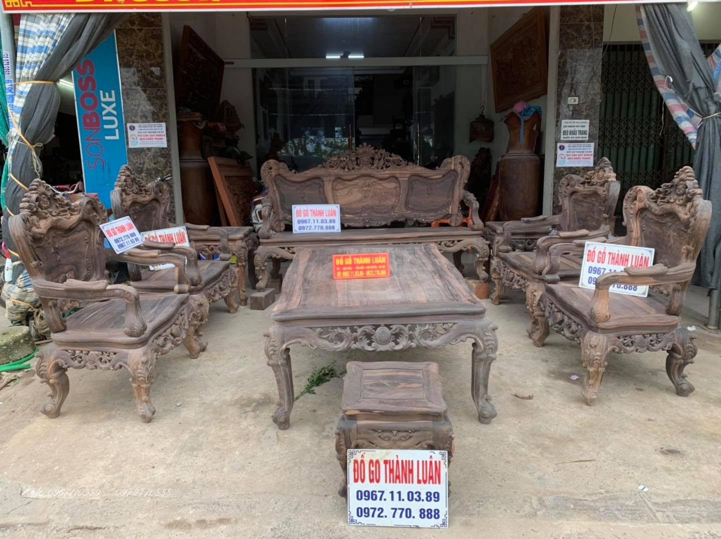 Bộ Bàn Ghế Lu-i (Louis) Tân Cổ Điển