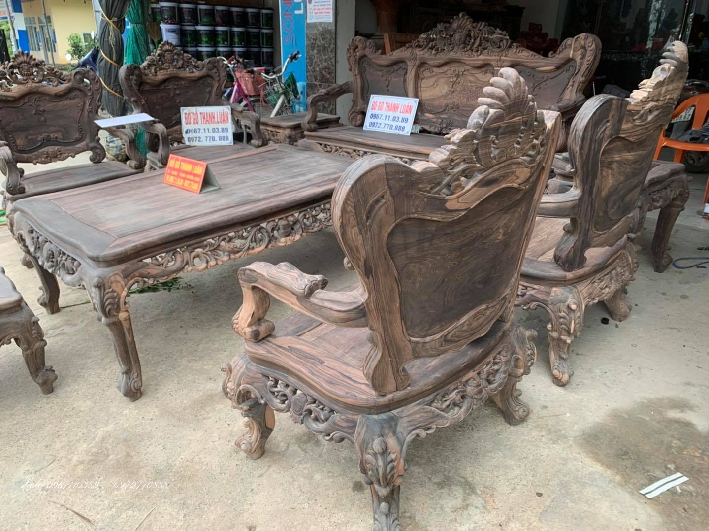 Bộ Bàn Ghế Lu-i (Louis) Tân Cổ Điển..,