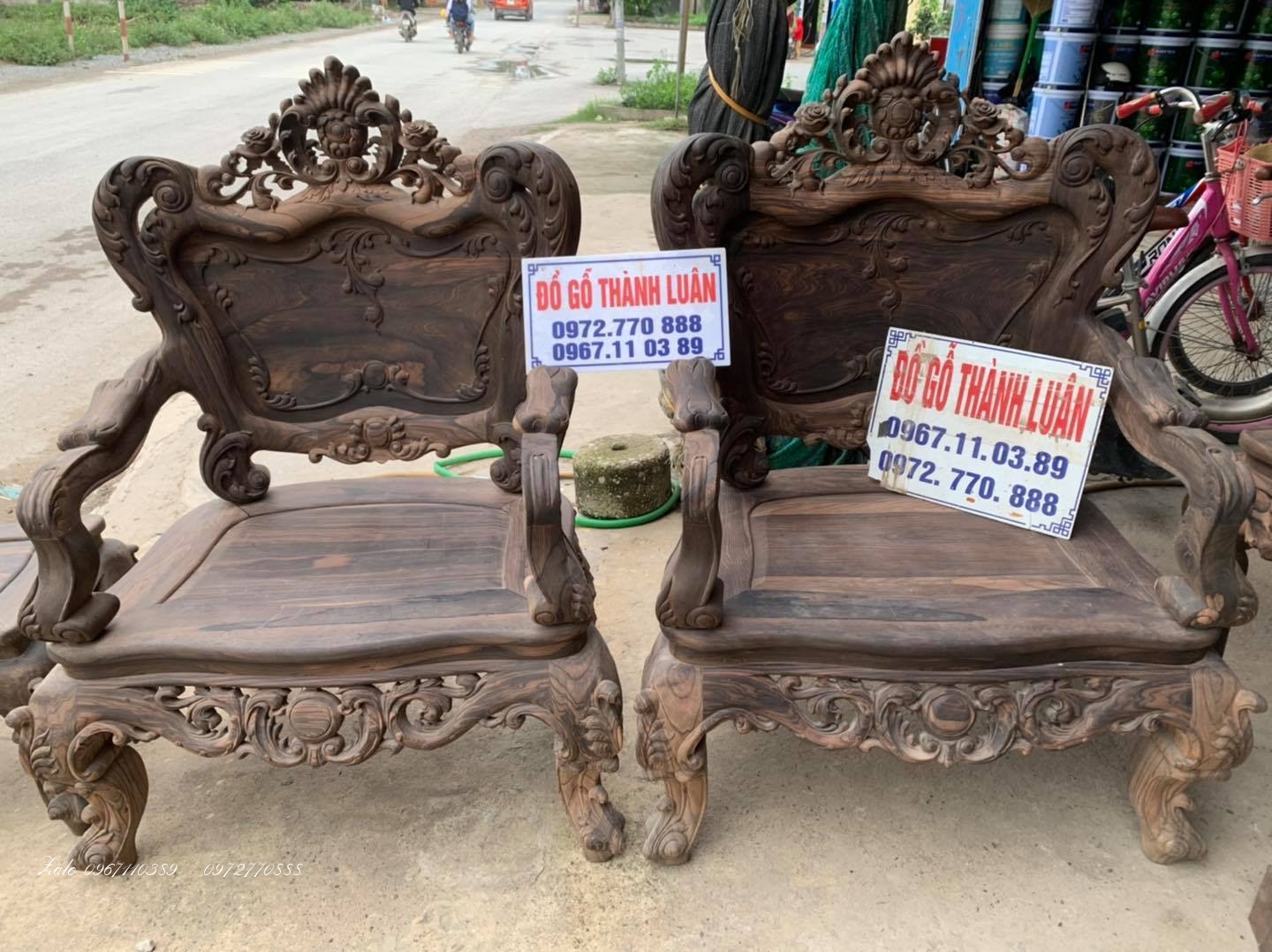 Bộ Bàn Ghế Lu-i (Louis) Tân Cổ Điển:.