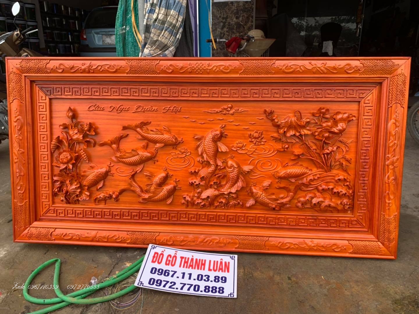 Tranh Cá Chép (Lý Ngư Vọng Nguyệt) ..