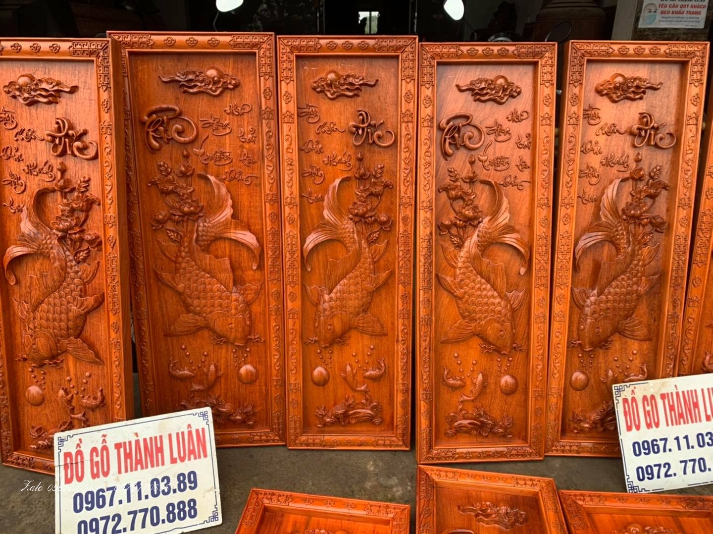 Tranh Cá Chép (Lý Ngư Vọng Nguyệt) ::