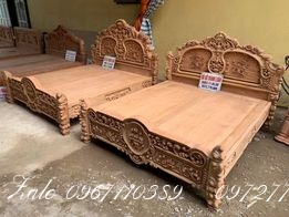 GIƯỜNG GỖ HƯƠNG GỖ GÕ ĐỎ