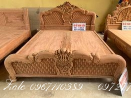 GIƯỜNG GỖ HƯƠNG GỖ GÕ ĐỎ