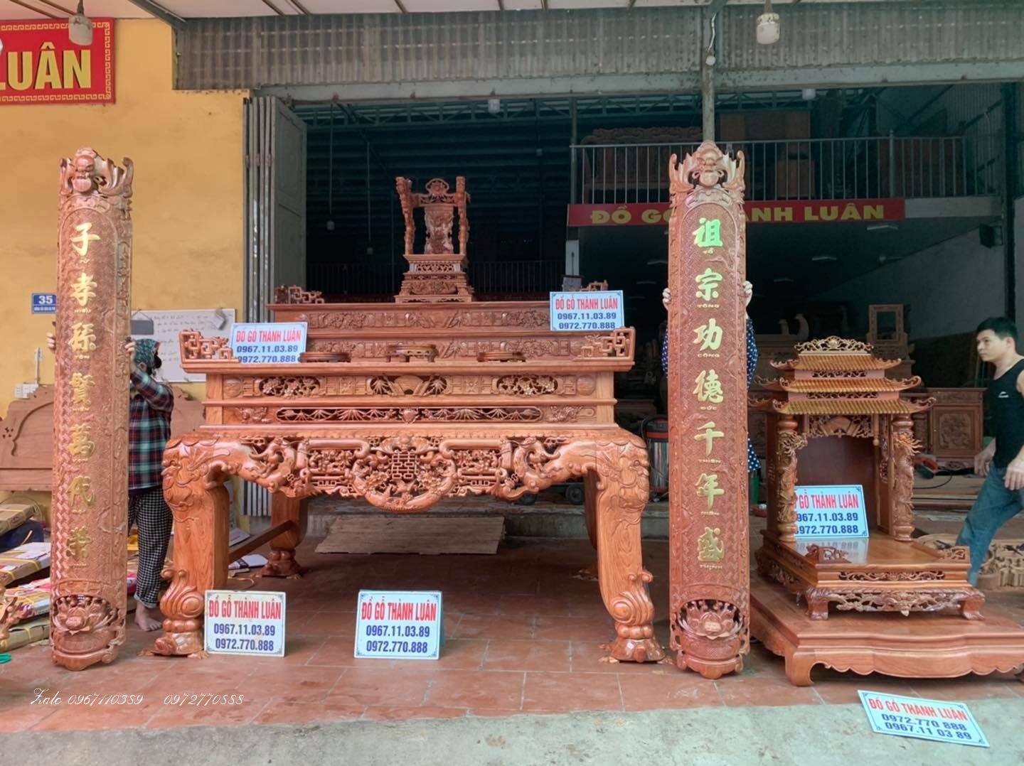 BỘ NỘI THẤT PHÒNG THỜ.