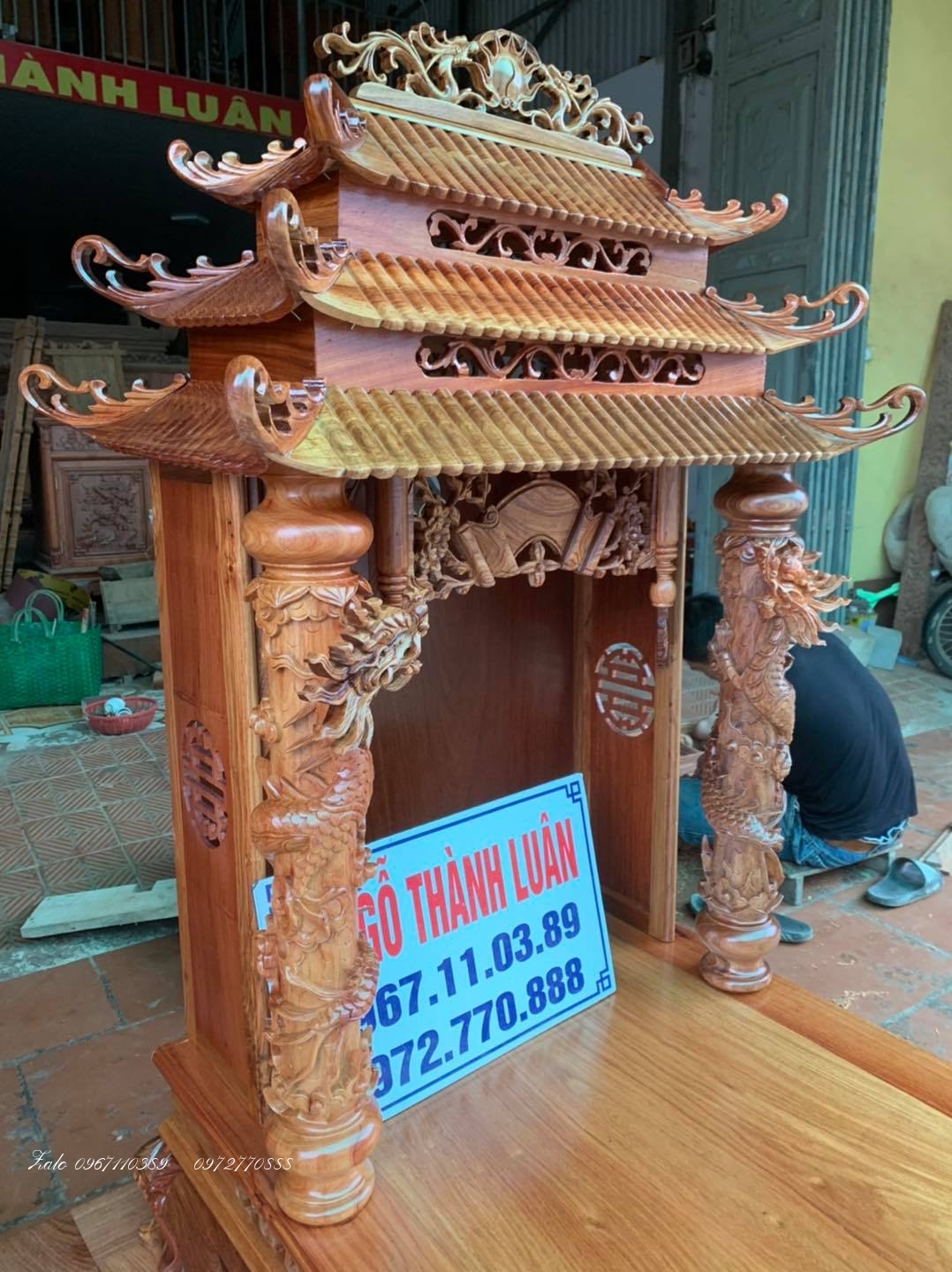 BỘ NỘI THẤT PHÒNG THỜ.,