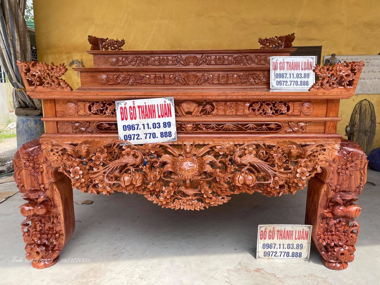 Sập Thờ Mai Điểu Tam Cấp