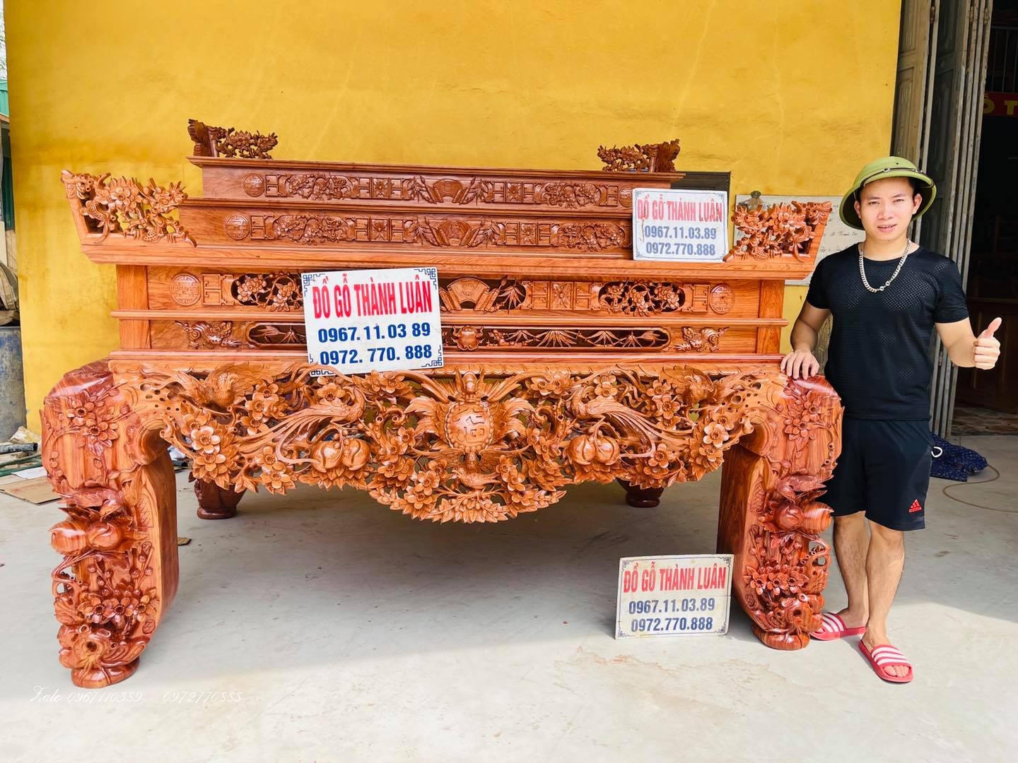 Sập Thờ Mai Điểu Tam Cấp