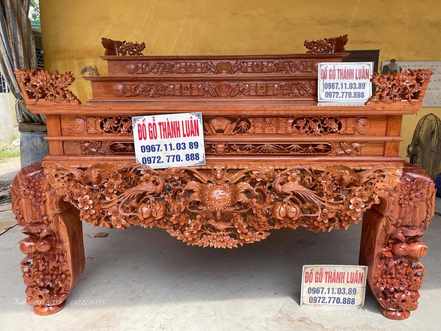 Sập thờ mai điểu tâm cấp::
