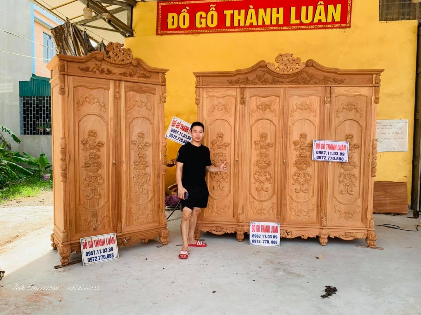 Tủ Áo Hoa Hồng Lu-i Hoàng Gia:::