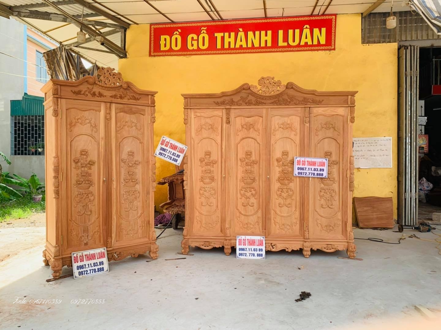 Tủ Áo Hoa Hồng Lu-i Hoàng Gia::::