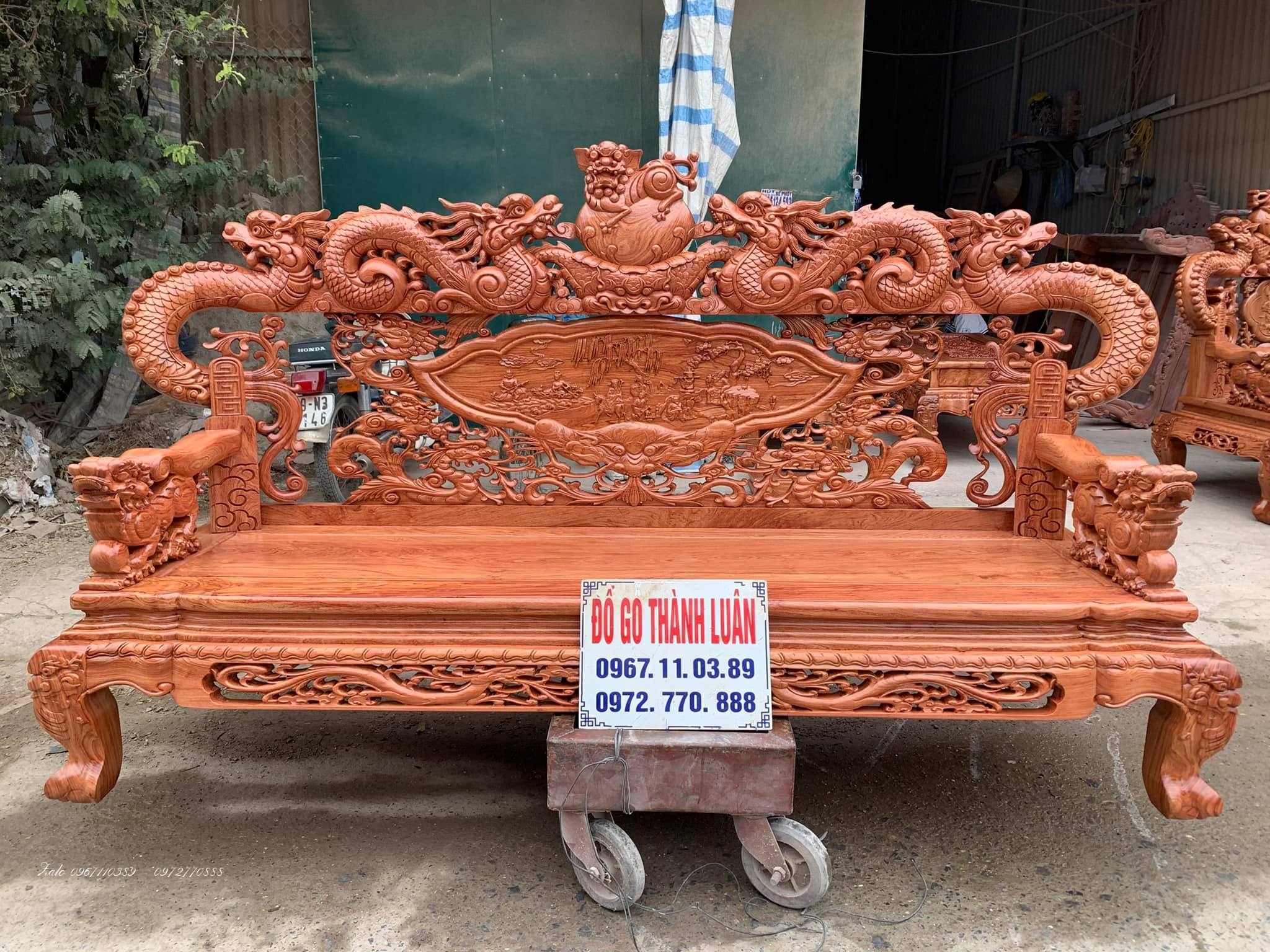 BỘ GHẾ RỒNG KHUỲNH