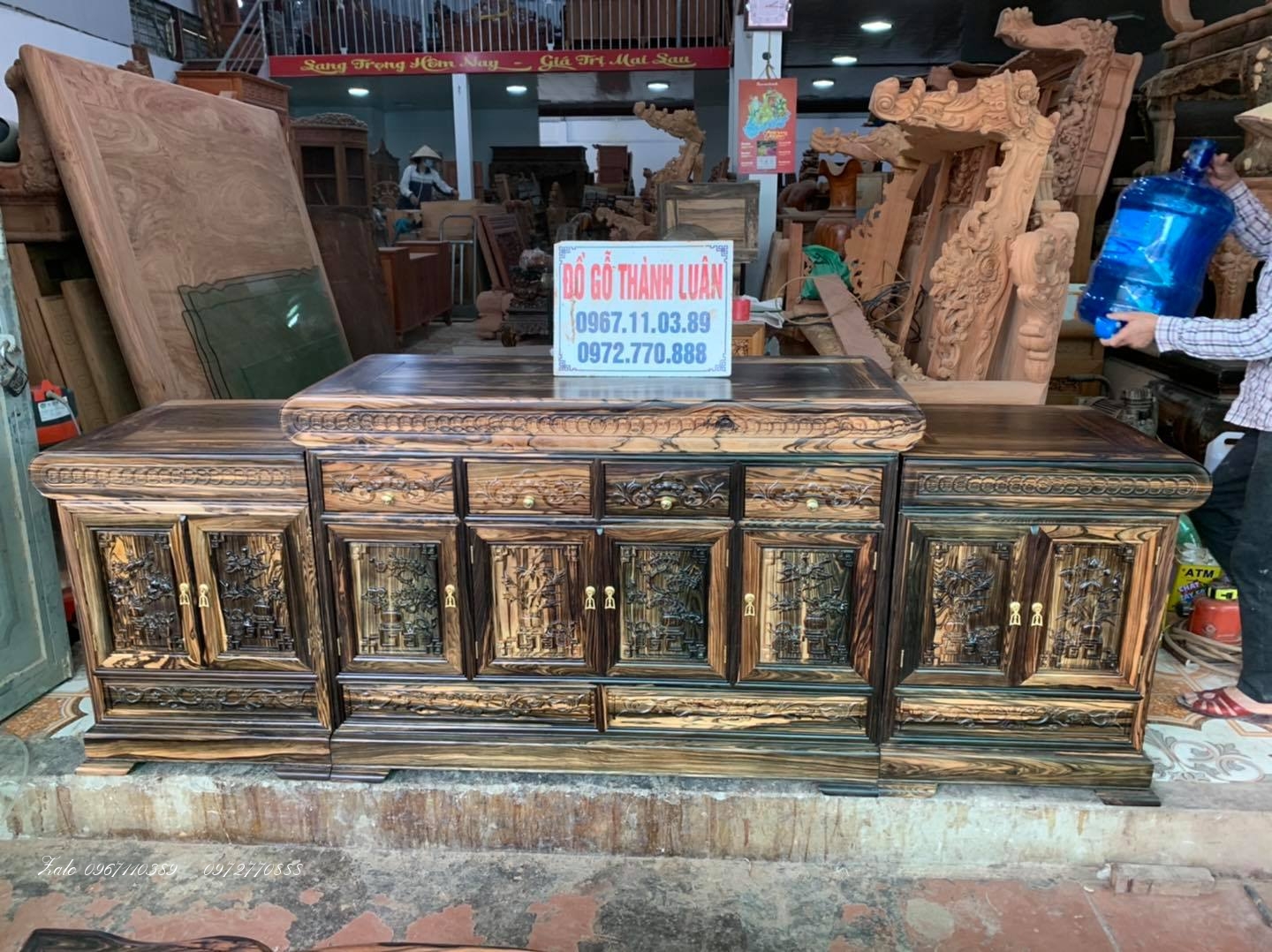 Bộ Bàn Ghế Gỗ Mun.