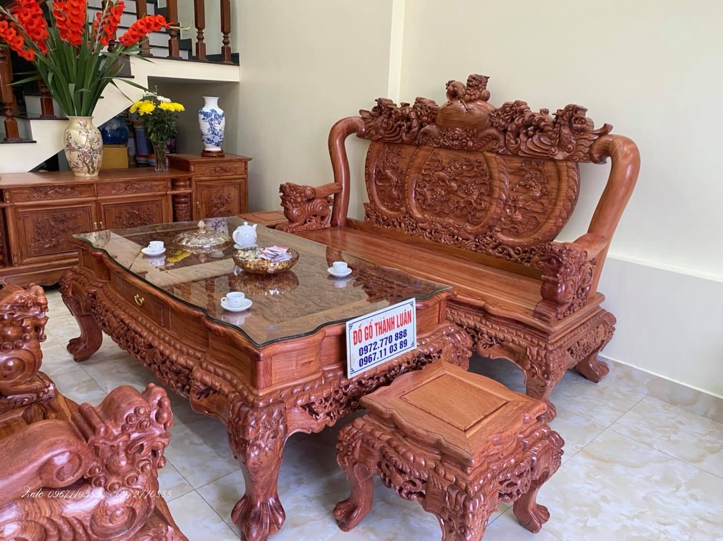 bộ ghế nghê bảo đỉnh ,