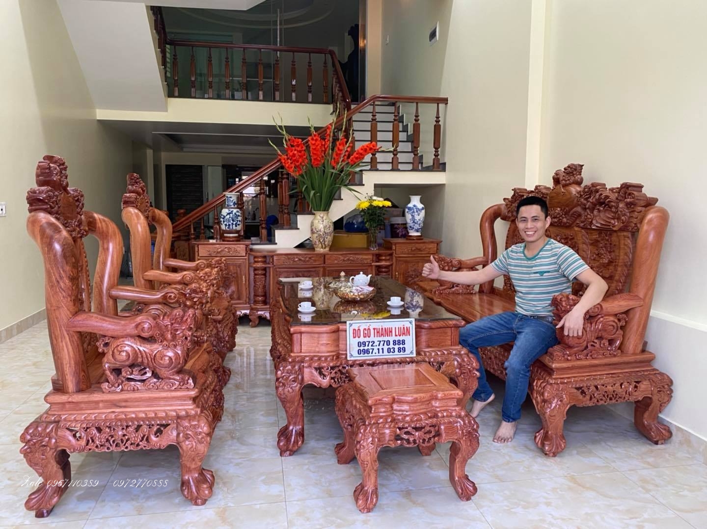 bộ ghế nghê bảo đỉnh.