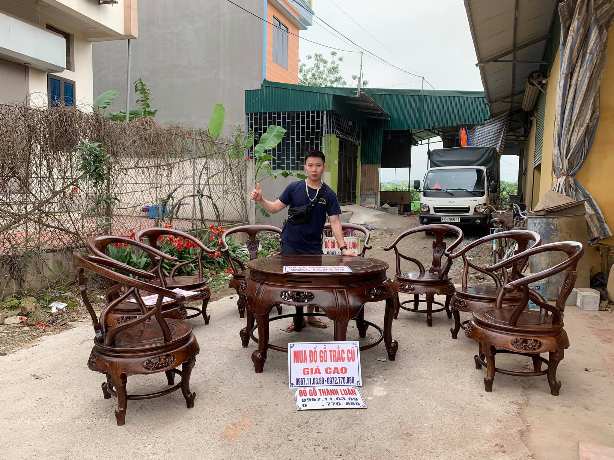 Bộ Bàn Ghế Gỗ Trắc