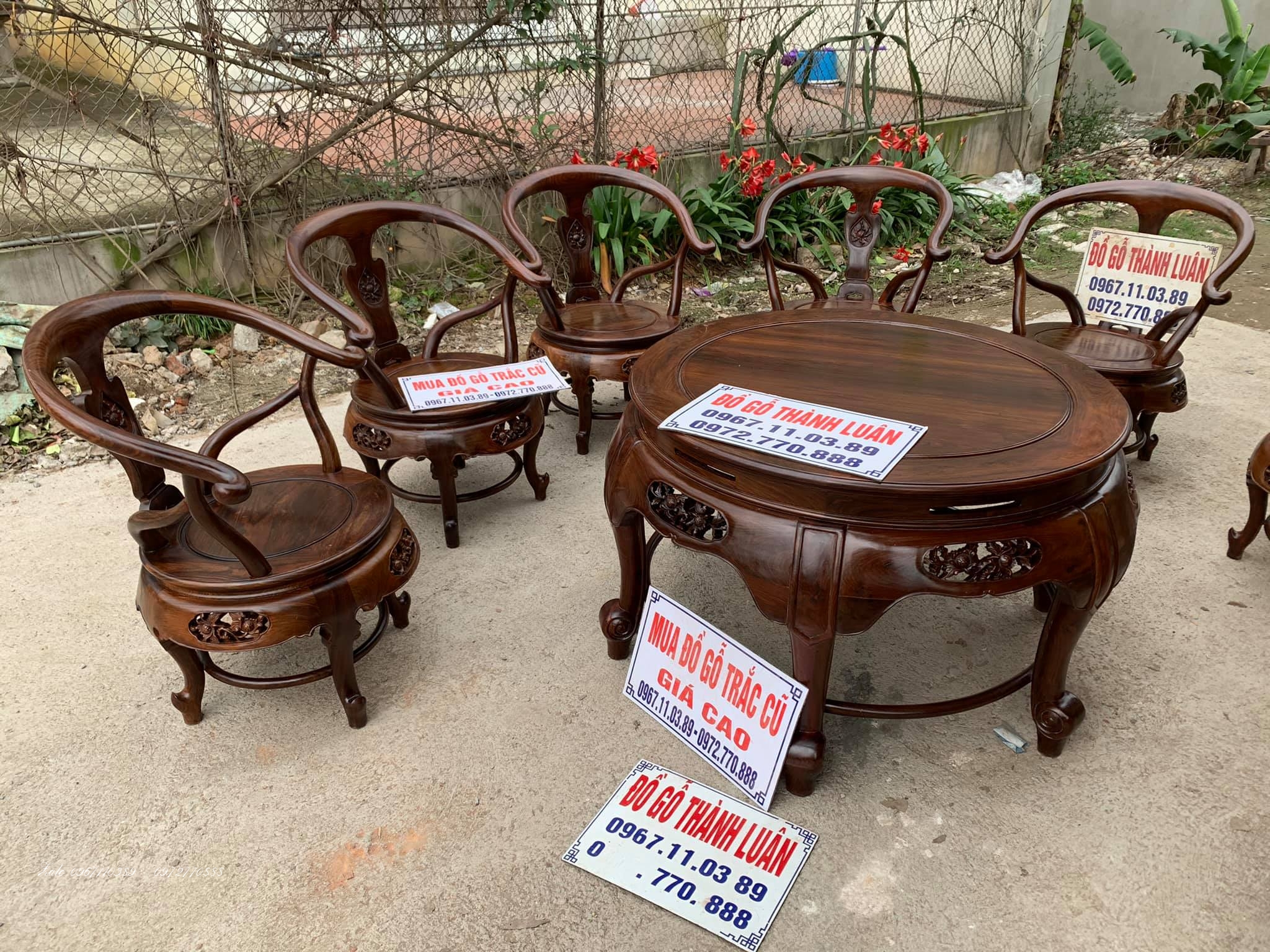 Bộ Bàn Ghế Gỗ Trắc