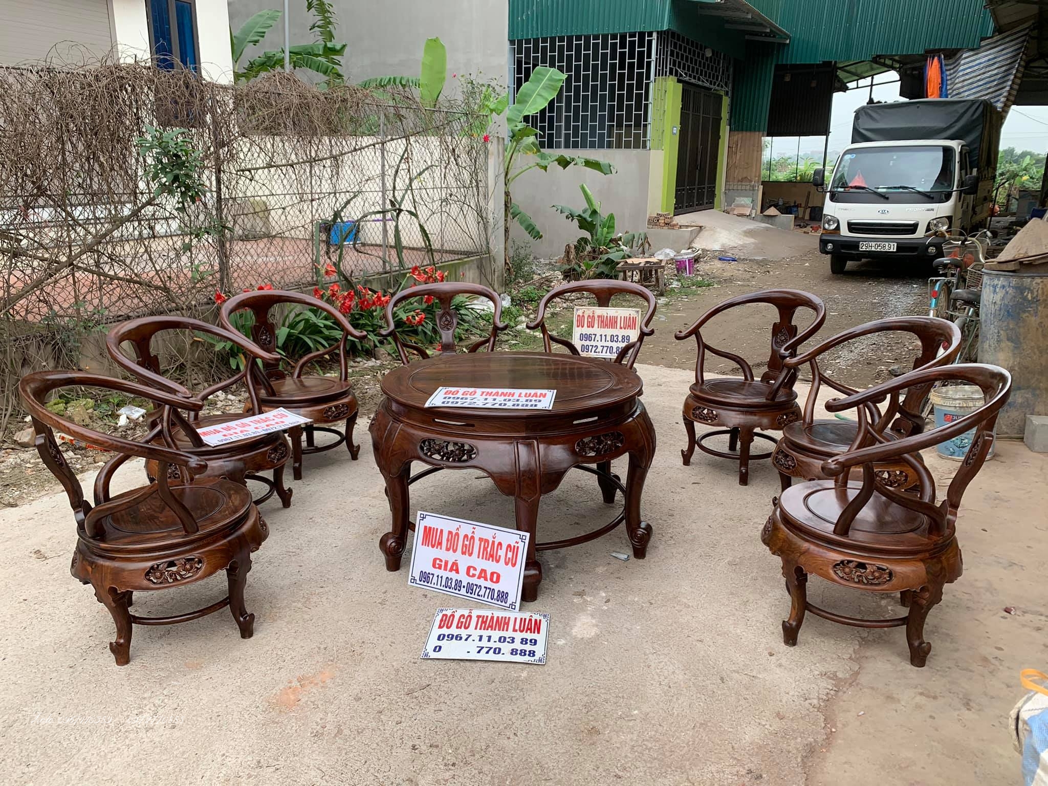 Bộ Bàn Ghế Gỗ Trắc