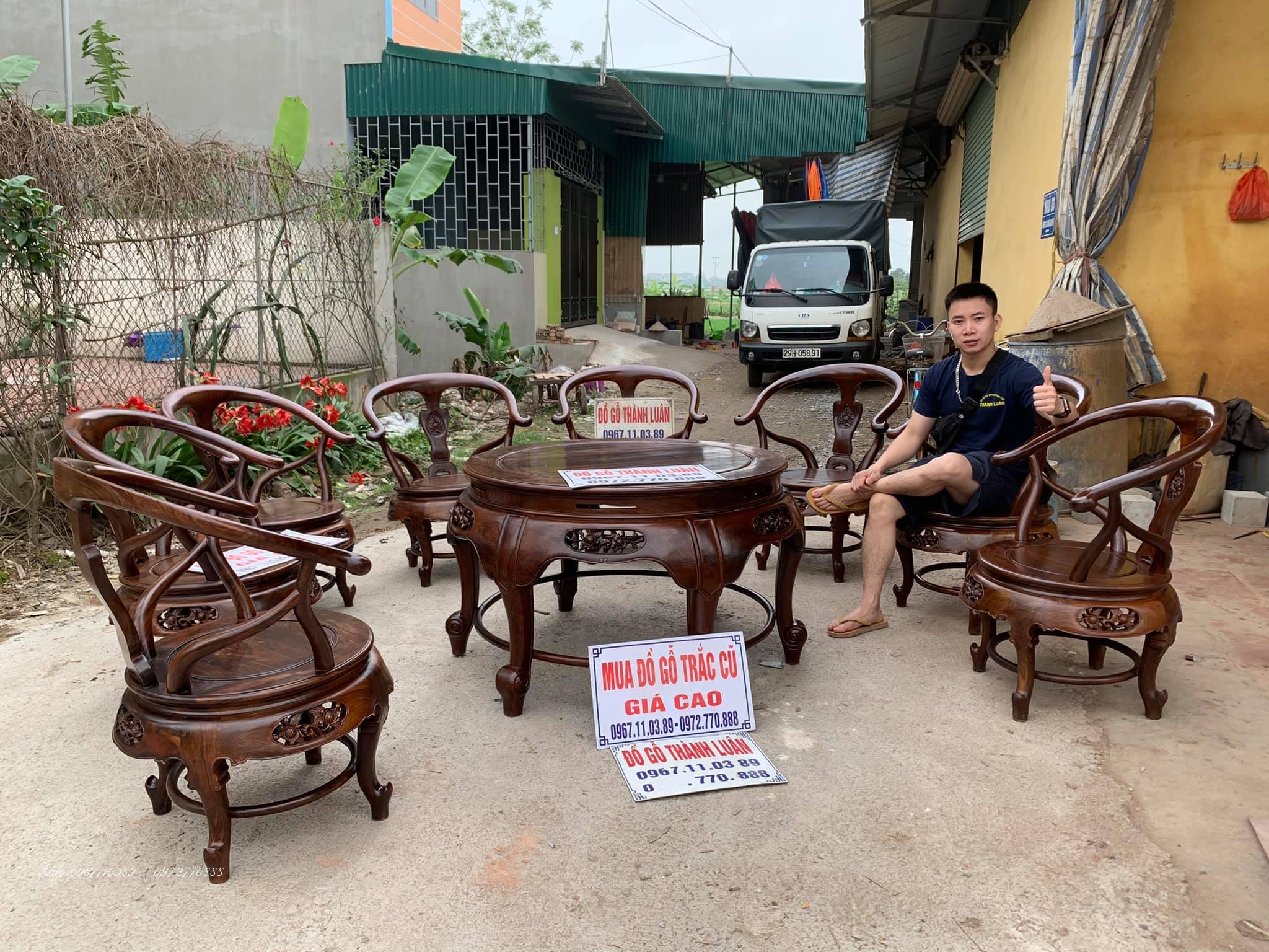 Bộ Bàn Ghế Gỗ Trắc