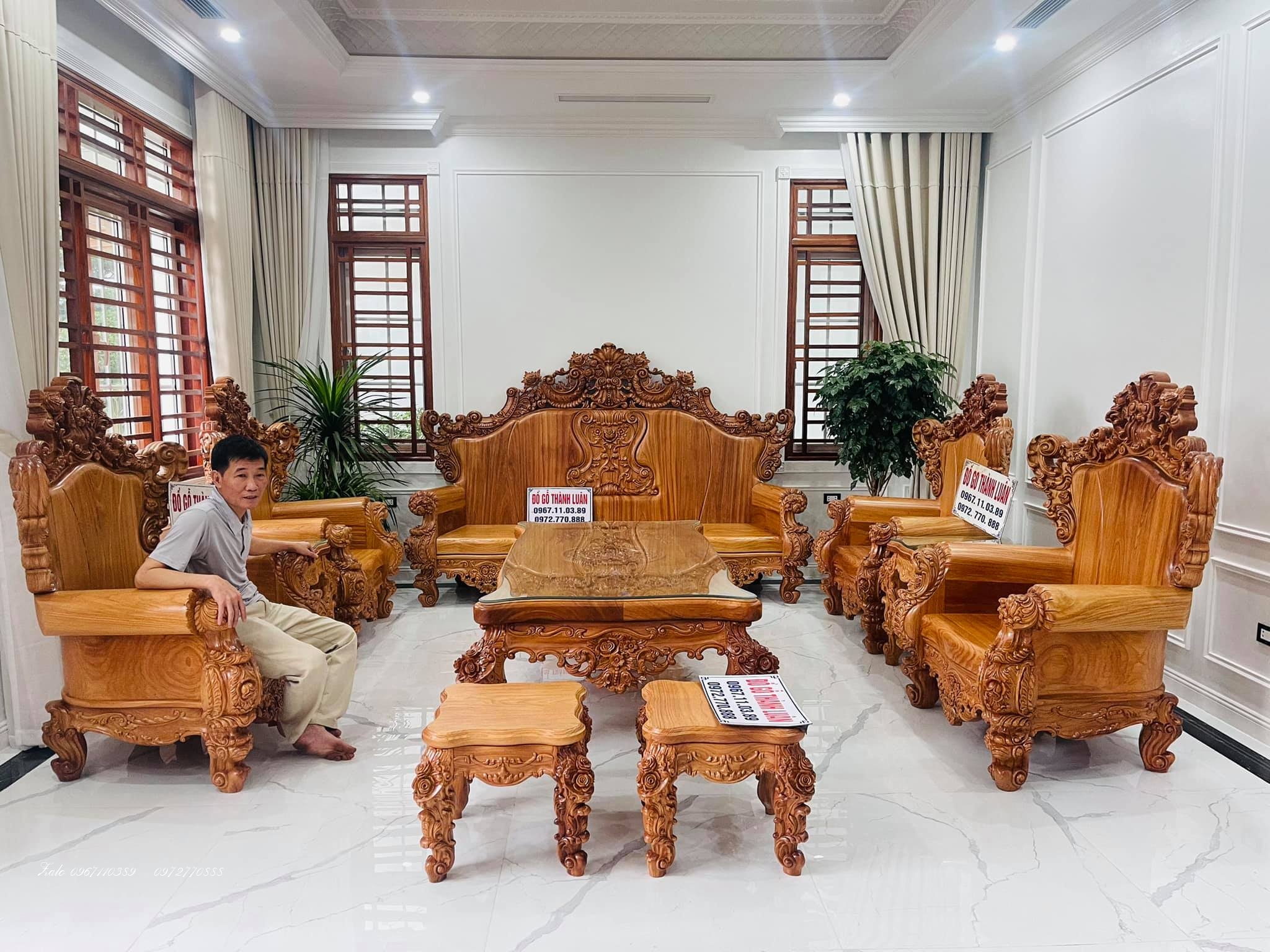 Bộ bàn ghế Hoàng Gia:.: