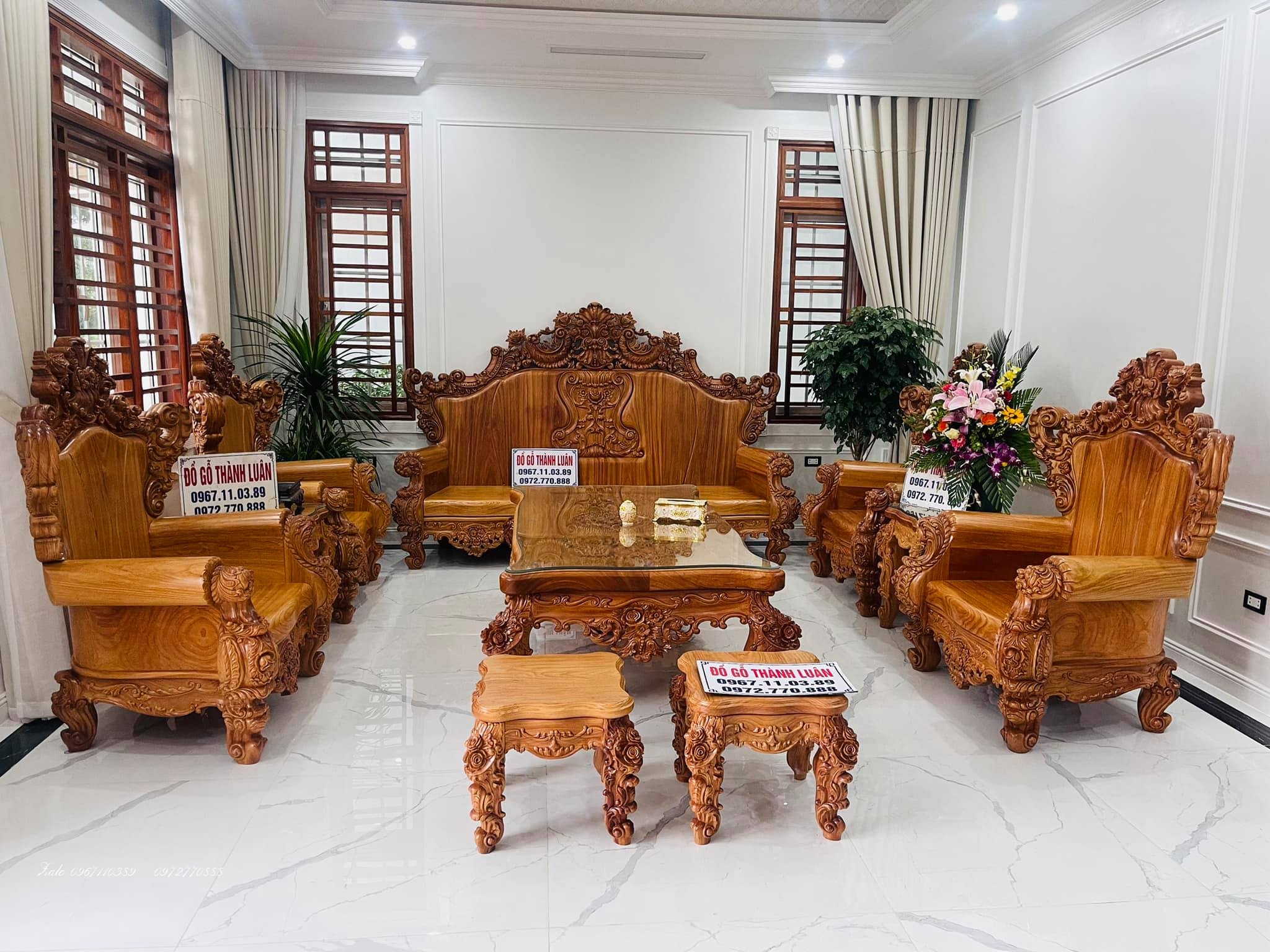 Bộ bàn ghế Hoàng Gia::