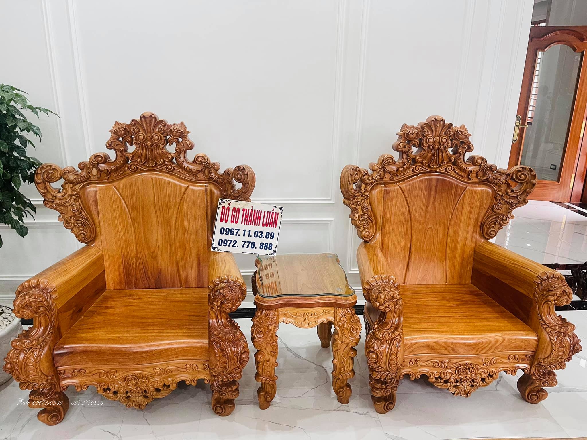 Bộ bàn ghế Hoàng Gia::.