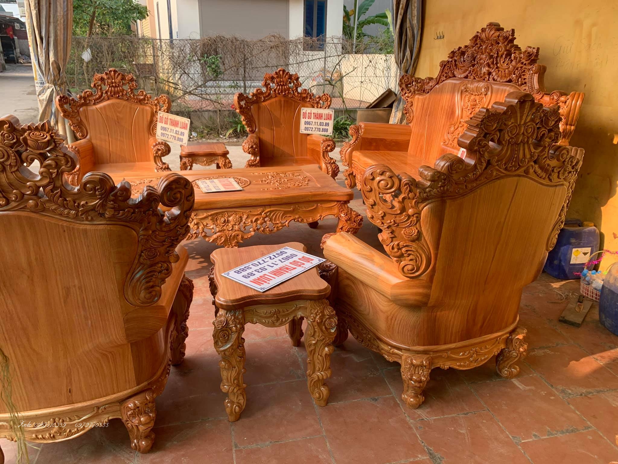 Bộ bàn ghế Hoàng Gia::::