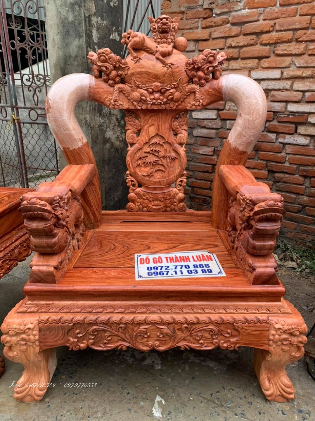 Bộ Ghế Minh Nghê Gỗ Hương