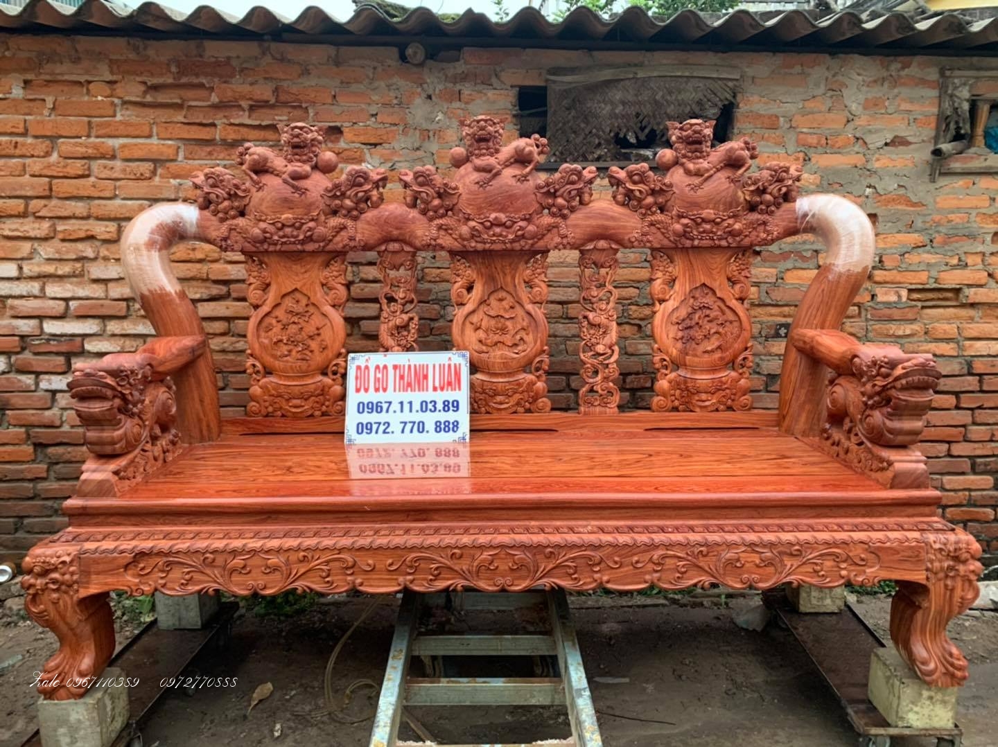 Bộ Ghế Minh Nghê Gỗ Hương,