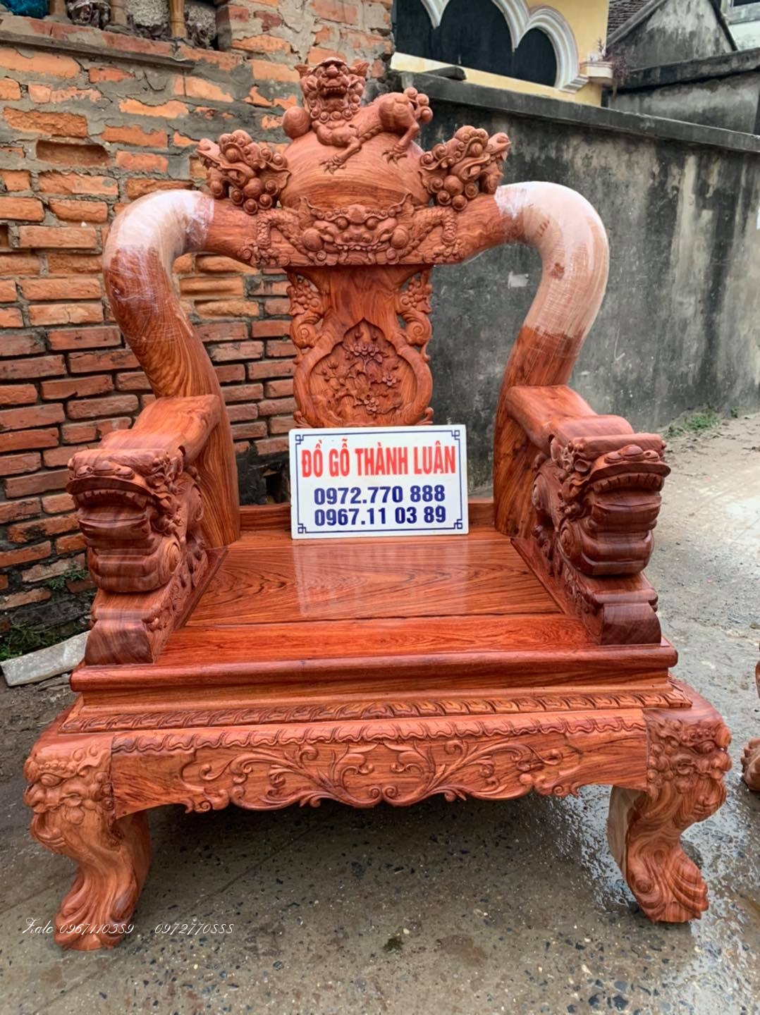 Bộ Ghế Minh Nghê Gỗ Hương: