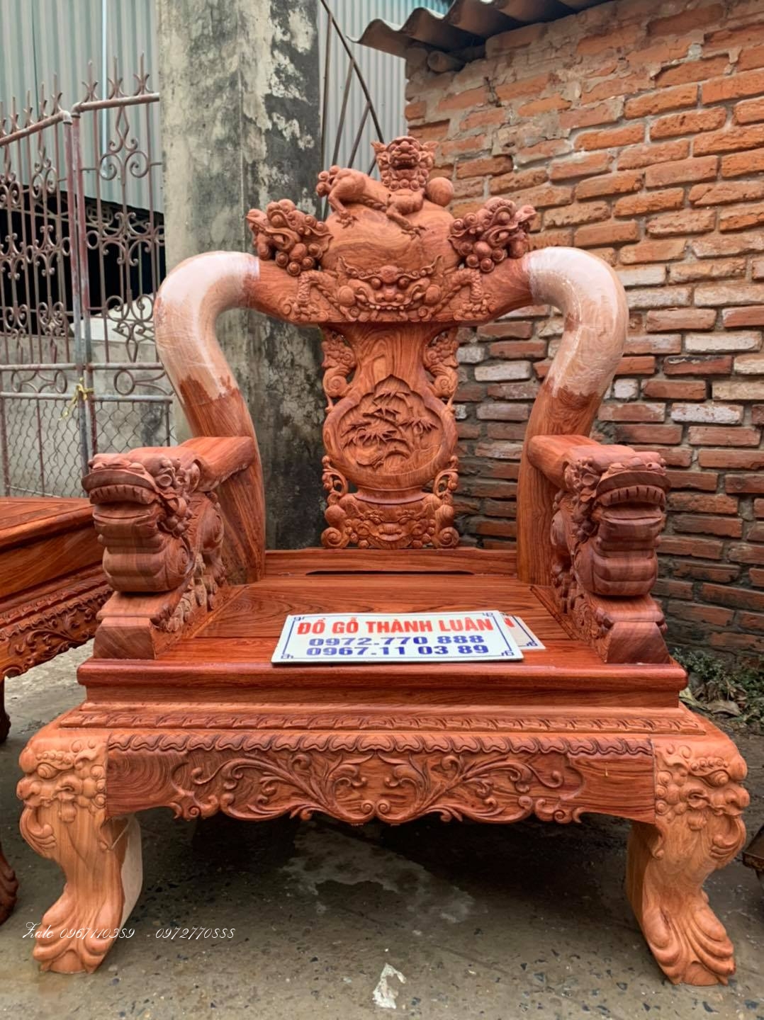 Bộ Ghế Minh Nghê Gỗ Hương: