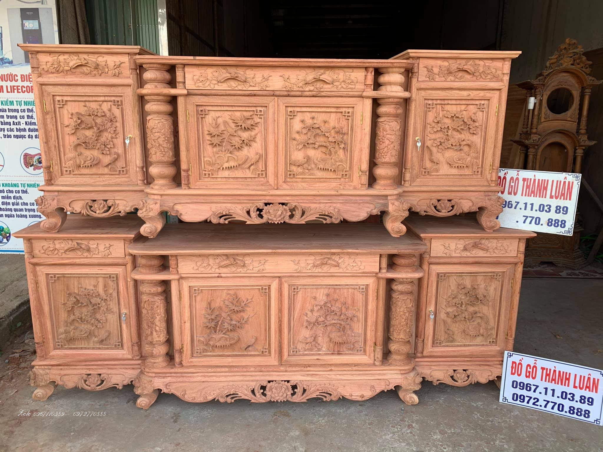 4 Kệ Tivi Gỗ Hương Cánh