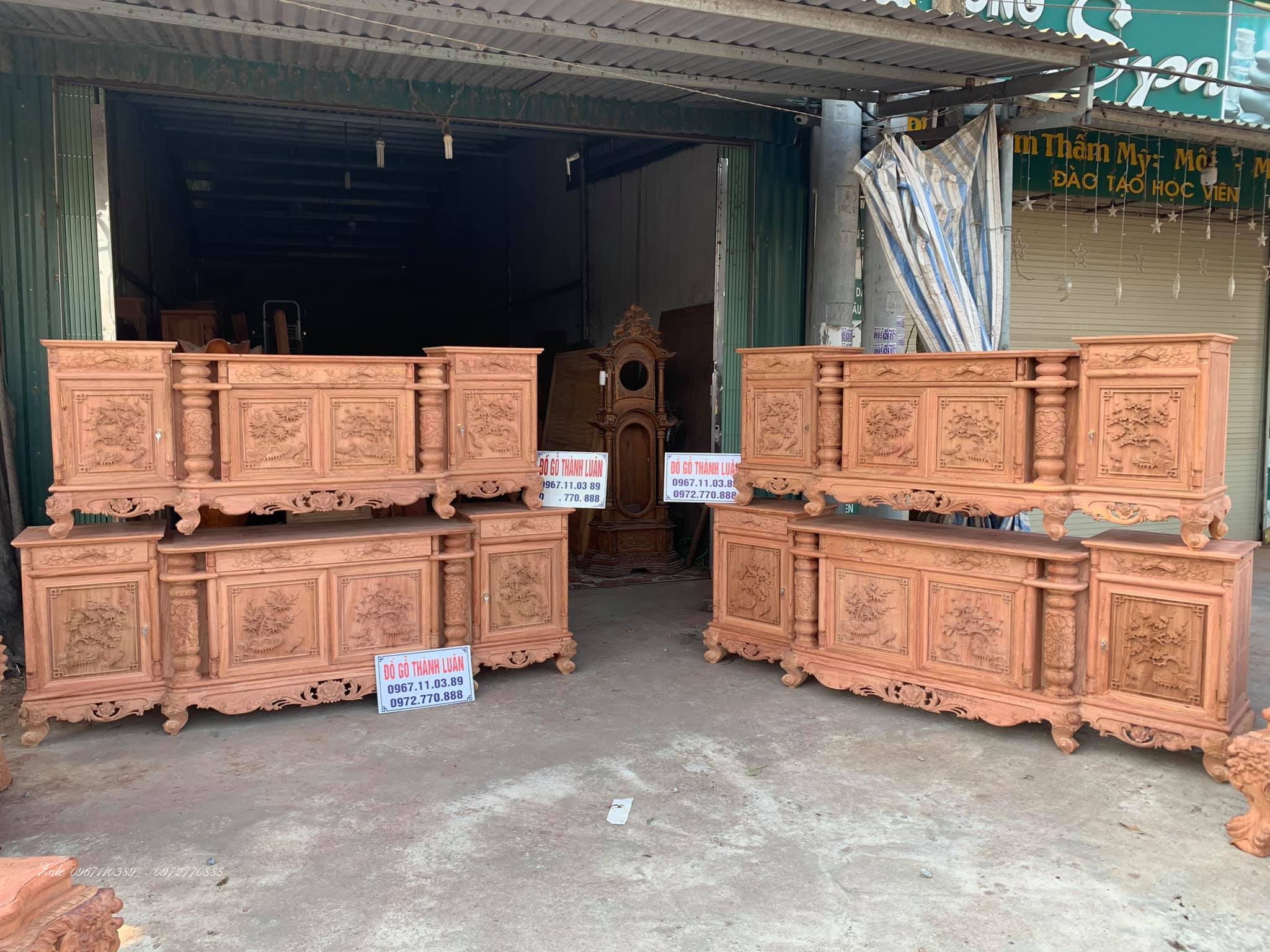 4 Kệ Tivi Gỗ Hương Cánh,.: